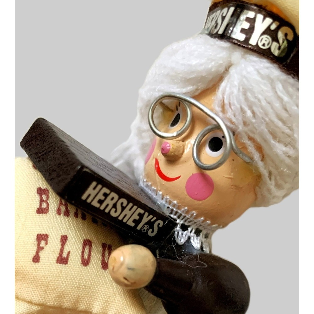 Vintage Rare Mrs. Hershey Chocolate Christmas Tree Ornament Kurt Adler 1982
